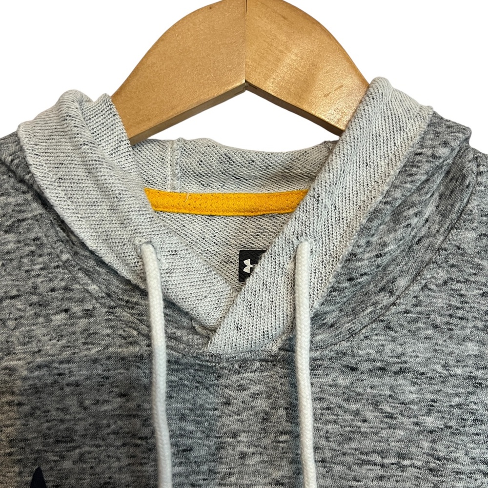 Under Armour Men's Project Rock Gray Short Sleeve Hoodie Mens Sizes‎ Brahma Bull - Picture 9 of 12